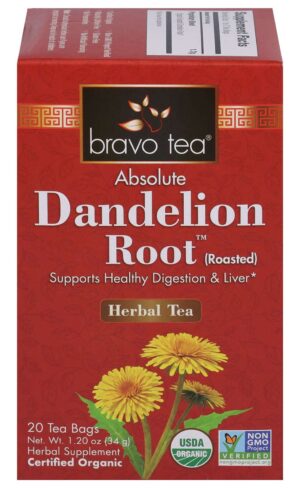 Bravo Dandelion Root Tea – Supports Liver Health and Detoxification