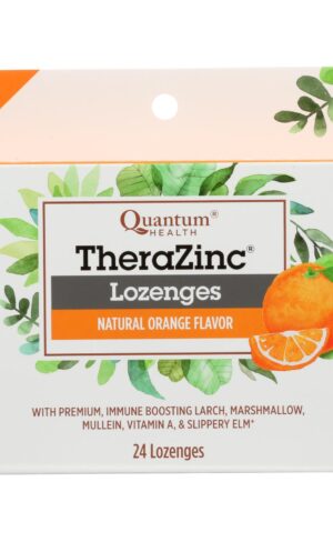 Quantum Health TheraZinc Cold Season Plus Lozenges – Immune Support