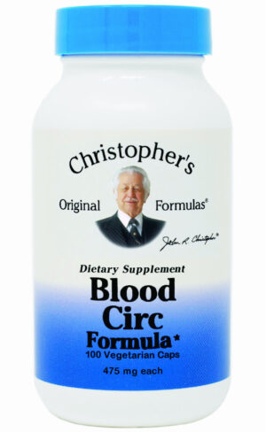 Dr. Christopher's Blood Circ Formula Capsules - Bottle of Capsules