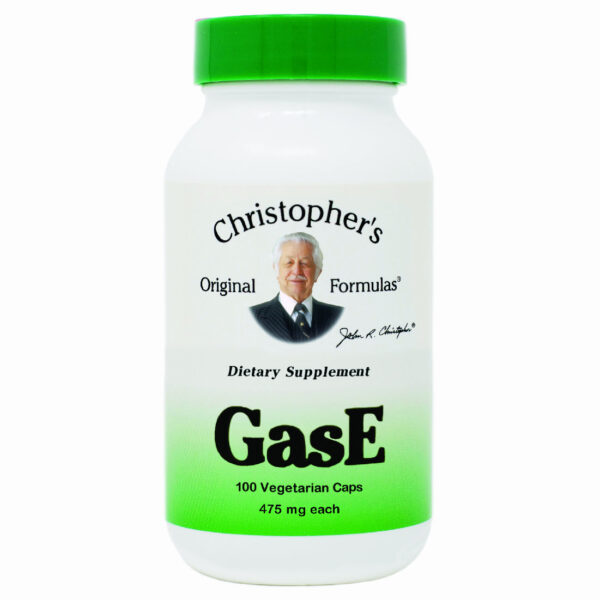 Dr. Christopher's Gase Capsules - Bottle of Capsules