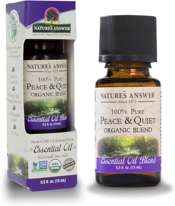 Nature's Answer - Organic Essential Oil Blend - Peace And Calming - 0.5 Oz. - Image 4