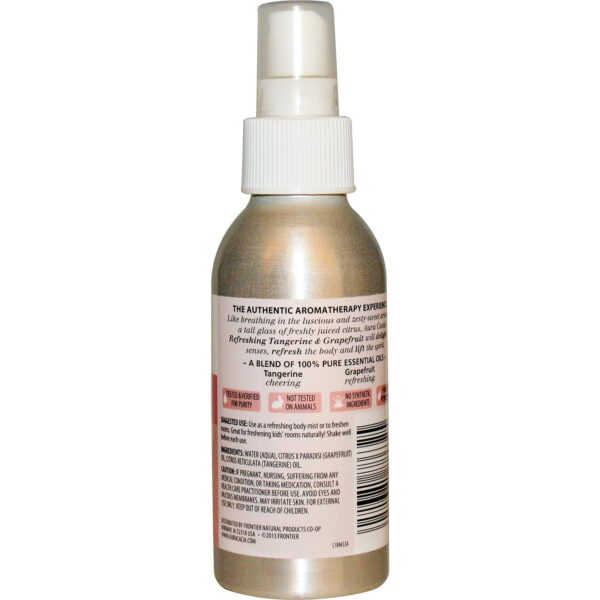Aura Cacia - Aromatherapy Mist Tangerine Grapefruit - 4 Fl Oz - Image 3