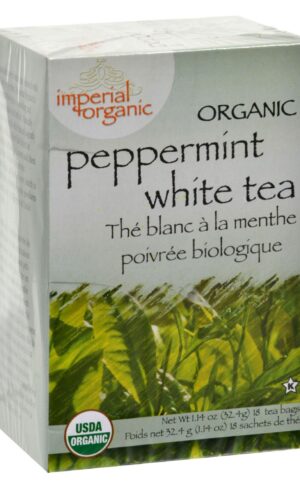 Uncle Lee’s Organic Peppermint White Tea – Digestive Health & Refreshing