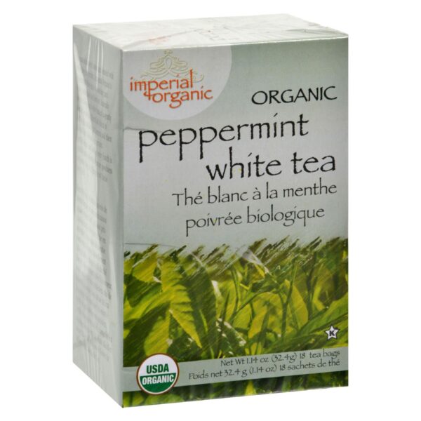 Uncle Lee’s Organic Peppermint White Tea – Digestive Health & Refreshing